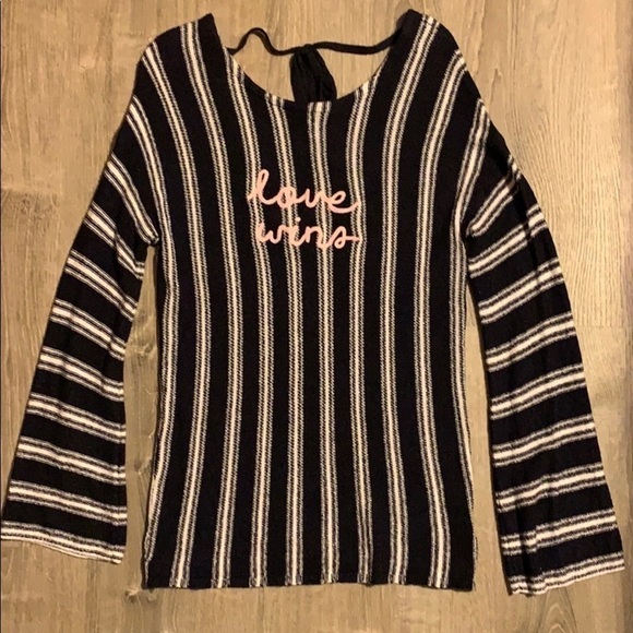 Express Tie Back Sweater - Picture 2 of 12